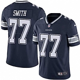 Nike Dallas Cowboys #77 Tyron Smith Navy Blue Team Color NFL Vapor Untouchable Limited Jersey
